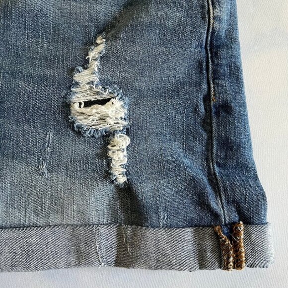 KanCan Denim Distressed Jean Shorts - Picture 3 of 8